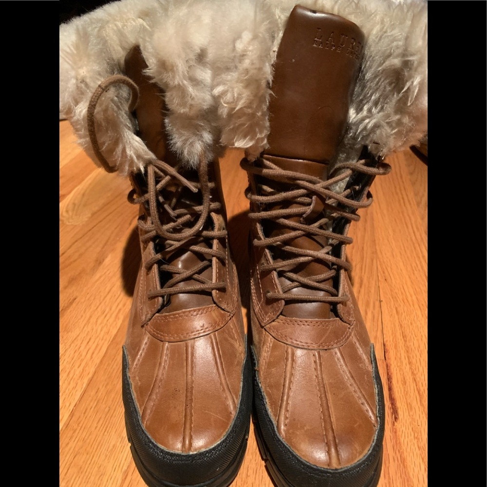 Ralph Lauren leather boots